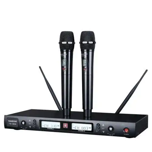 takstar/得胜ts-8808专业无线麦克风一拖二u段ktv舞台主持话筒