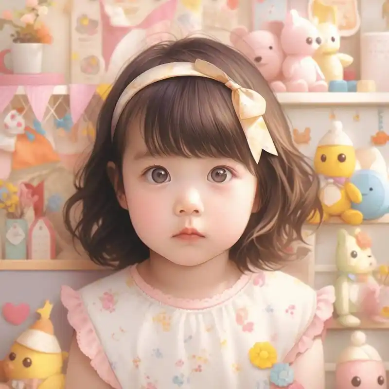 可爱的小女孩头像 超萌