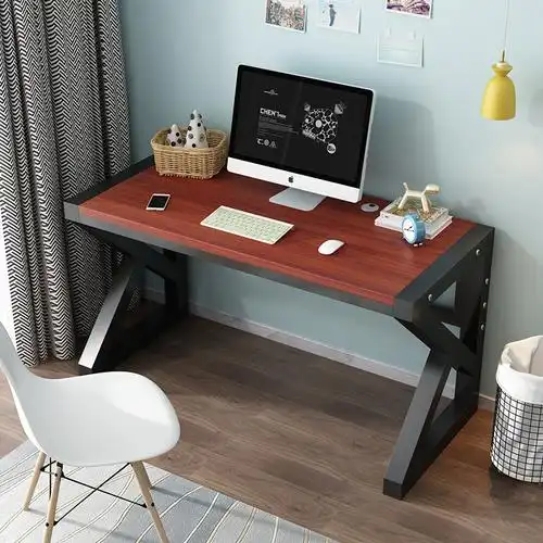 寻木匠经济型简约双人台式电脑桌家用一体书桌写字台学习桌游戏桌子