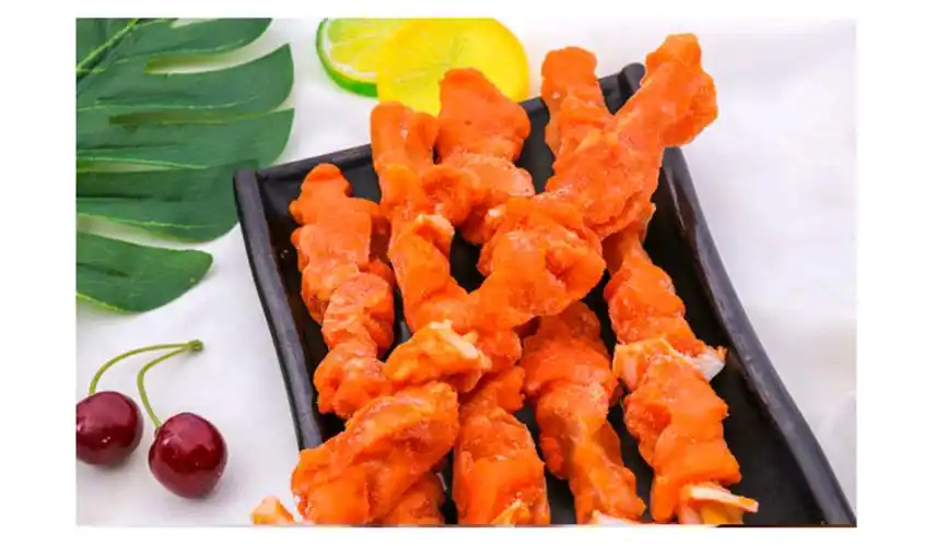 损毁包赔骨肉相连大串20串烧烤串重900g奥尔良脆骨鸡肉串烧烤油炸食品