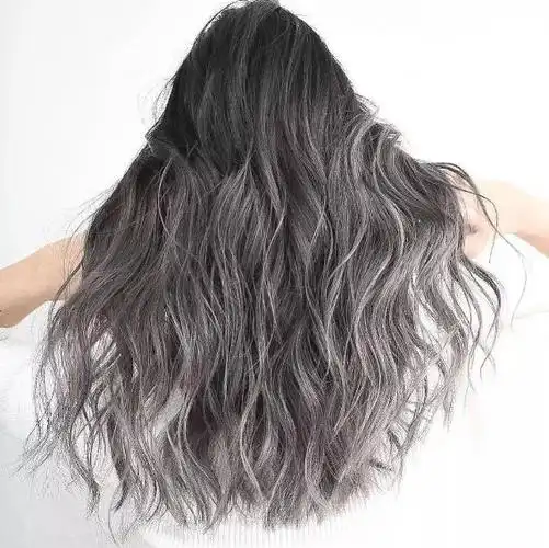 冷灰色头发图片染个时髦前卫发色更吸睛