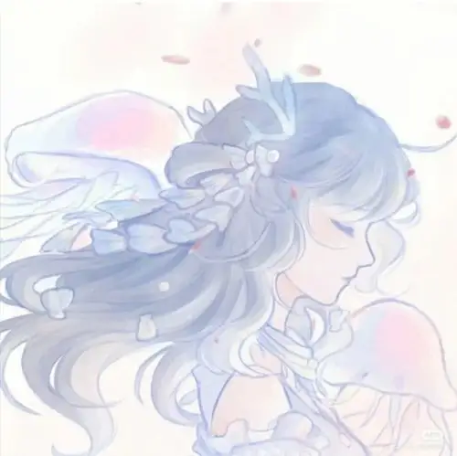 出单:仙气纯白色系动漫图片