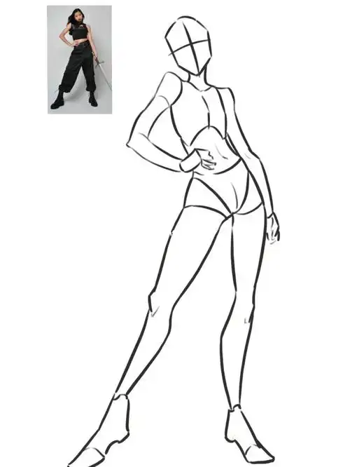 人体结构速写练习