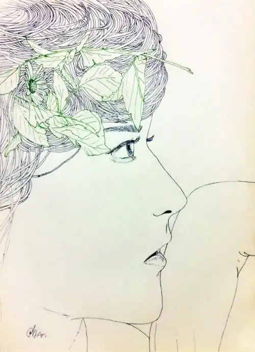 日常习作 - 插画侧脸