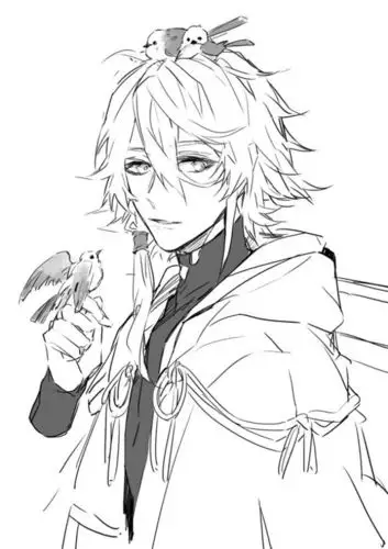 线稿画廊 动漫 壁纸 情头 基头 男.