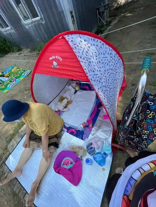 60宝妈单手搞定的高颜值小帐篷