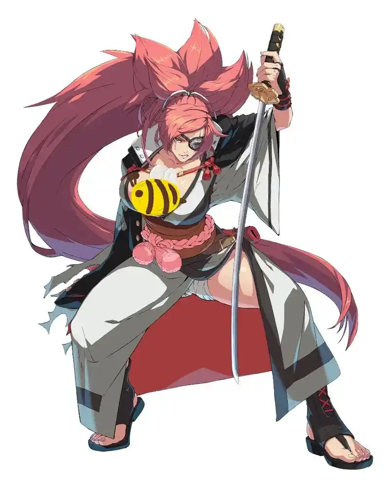 游戏 #格斗游戏 #罪恶装备 梅喧 立绘,设定集 - 抖音