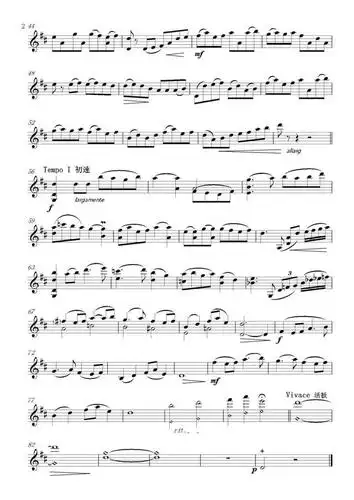 小提琴天边曲谱陈蓉晖(5/17)