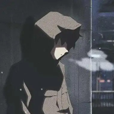 动漫男生失落头像