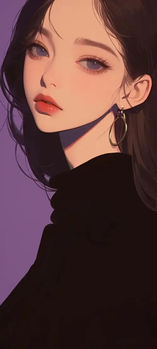 手机壁纸简约干净ins风人物头像壁纸高清原图