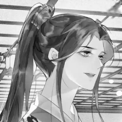 古风头像仙气男黑白高清好看_男生动漫头像_头像屋