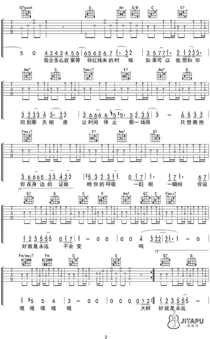 如果可以弹唱版#吉他谱 #如果可以 #韦礼安 #吉他弹唱 谱 - 抖音