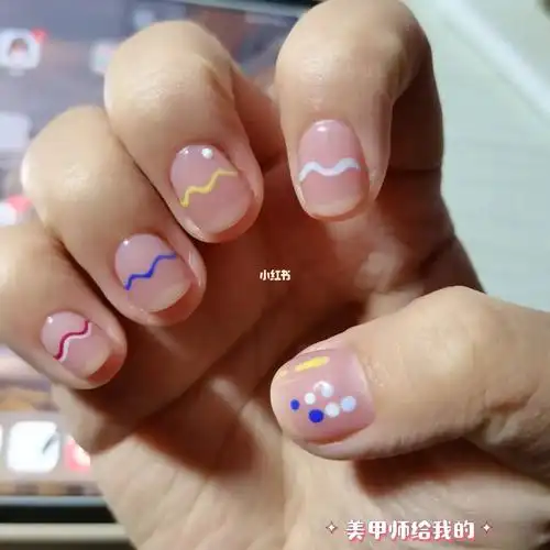 短指甲可爱美甲