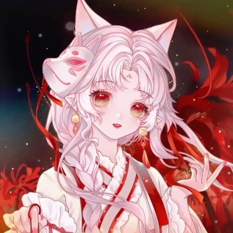 新年头像 该换了哦～～红红火火过大年动漫头像,可爱温柔灵动小仙女