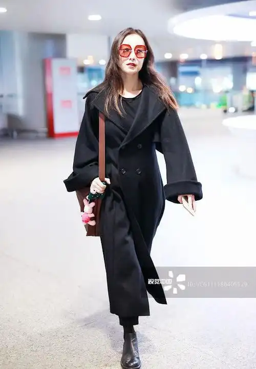 6位女明星的机场秀李沁周洁琼吴宣仪你最喜欢谁的冬日穿搭