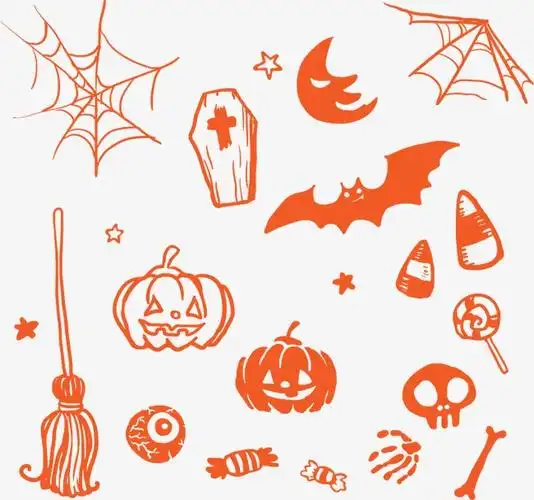 万圣节设计元素