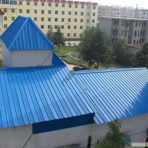 彩钢瓦片瓦楞板屋檐采光瓦屋顶楼顶隔热围墙装饰铁皮加厚板房围挡 0.