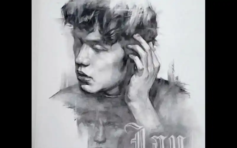 周杰伦手绘素描2k,接定制