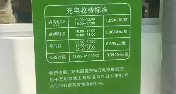 一般充电桩怎么收费,充电桩充电费用