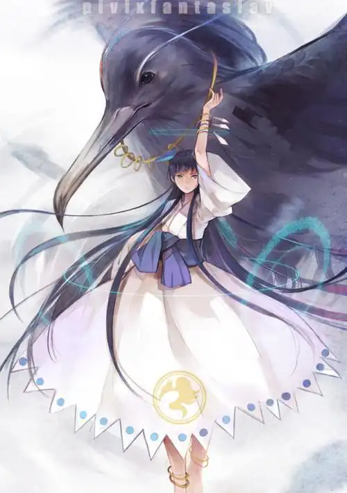 古风仙鹤迷香少女动漫头像女头唯美