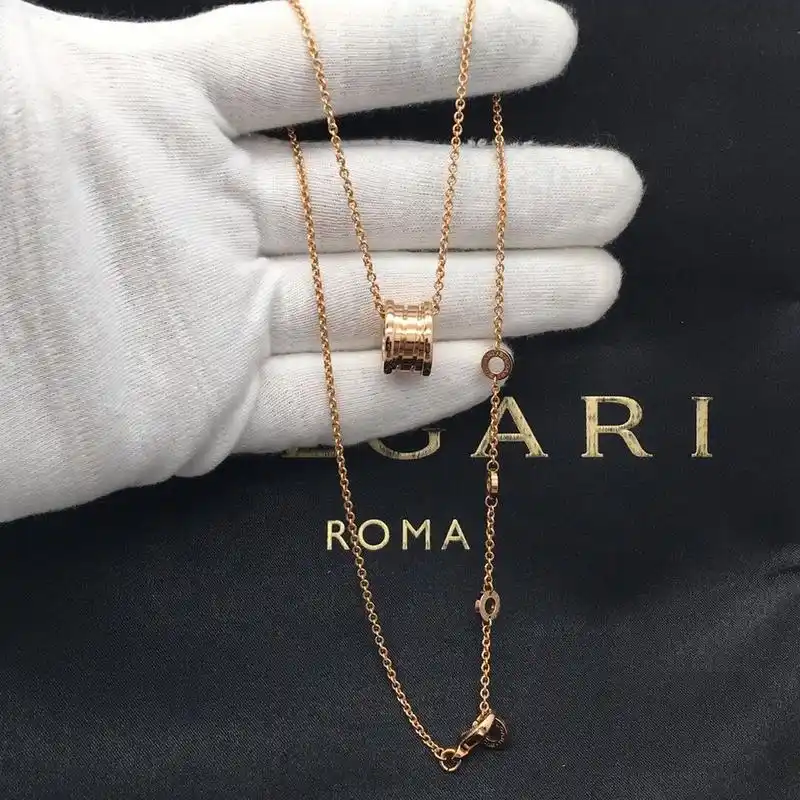 bvlgari宝格丽玫瑰金弹簧项链经典款项链 bvlgari宝格丽玫瑰金弹簧