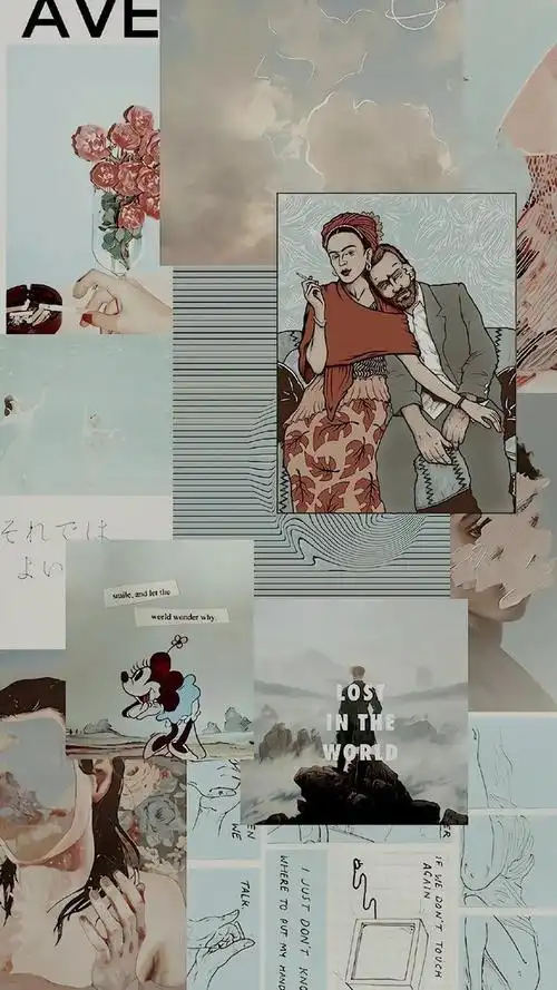 生而敏感 孤独而快乐 一组ins风手机壁纸