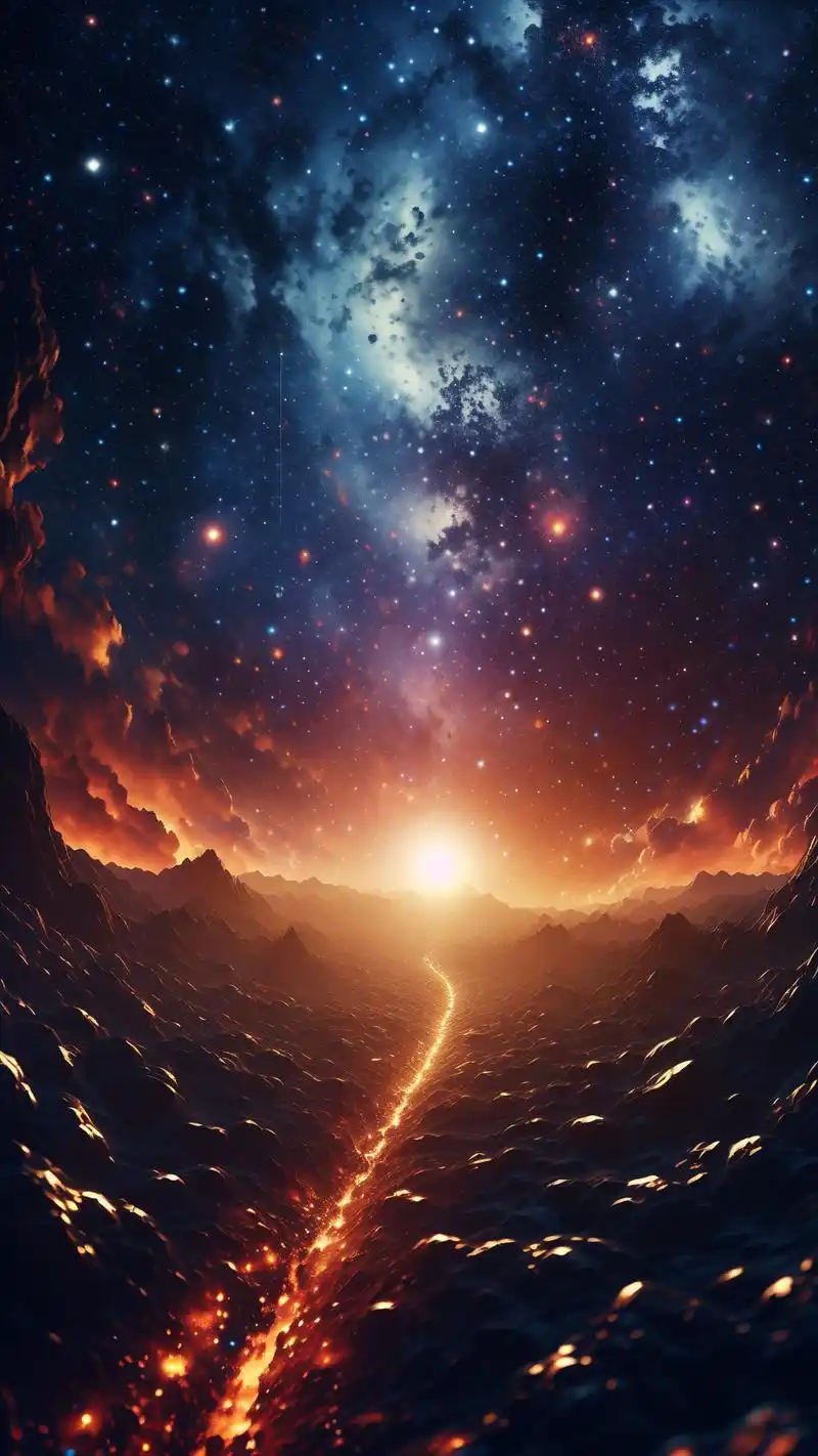 这组4k星空壁纸真是太美了,让人仿佛置身于浩瀚宇宙之中90.