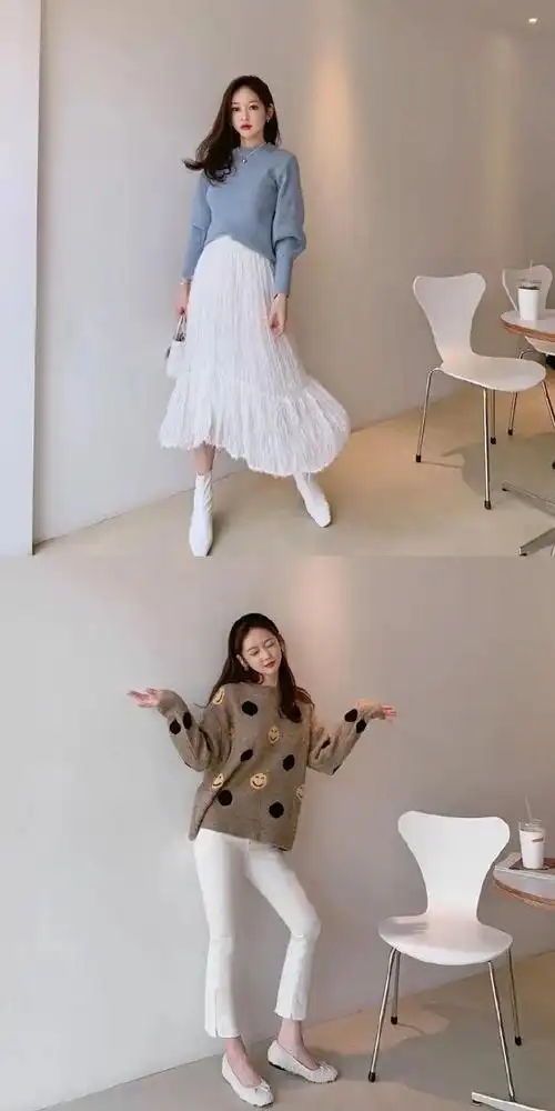 搭配参考 | 韩系温柔风穿搭,简约舒适又不失时髦!