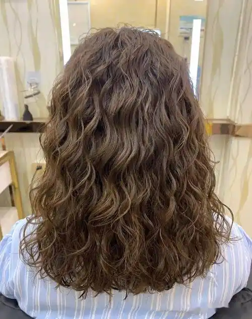 羊毛卷这种发型一直是款非常流行的发型,可以说是永