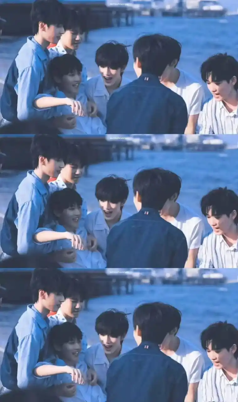 时代少年团海边背影合照# 归来仍是少年,逝去的却是青春