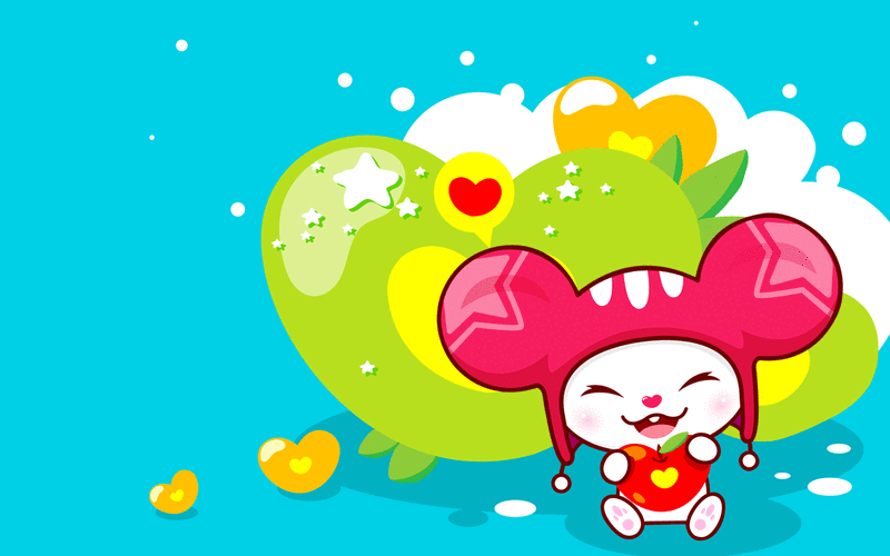 可爱卡通动态图片高清电脑桌面主题壁纸下载大全_卡通动漫_壁纸下载