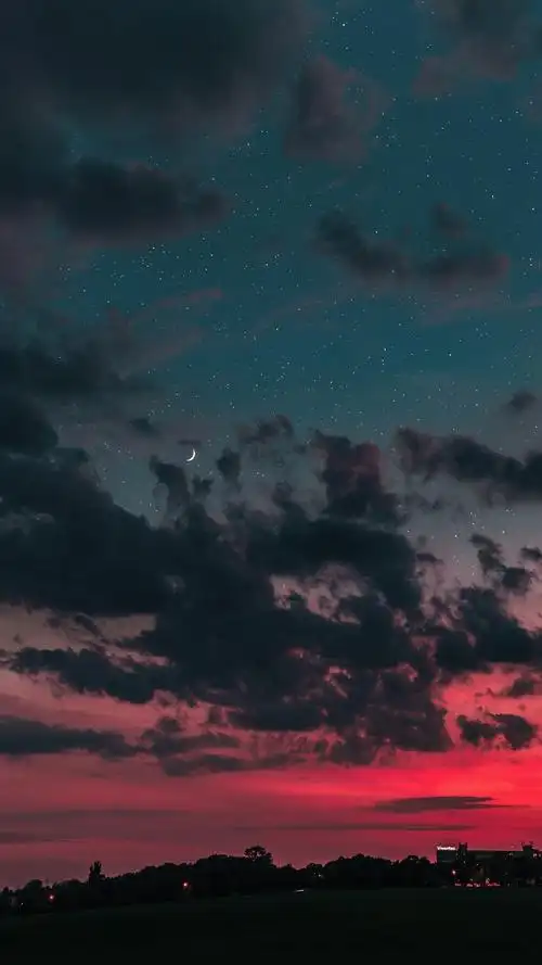 唯美的星空手机壁纸图片大全