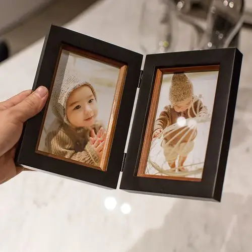 摆台照片定制作婚纱照放大冲印挂墙实木相框相片拉米娜木版画优惠券