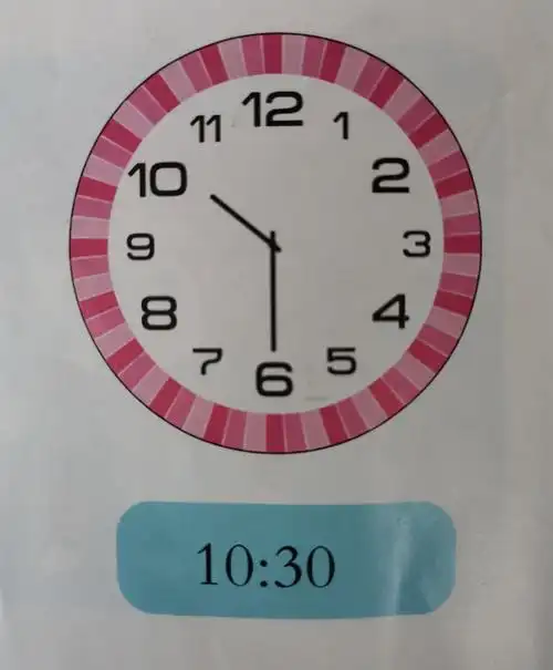 连镇镇大屯幼儿园校园文化建设活动——认识钟表