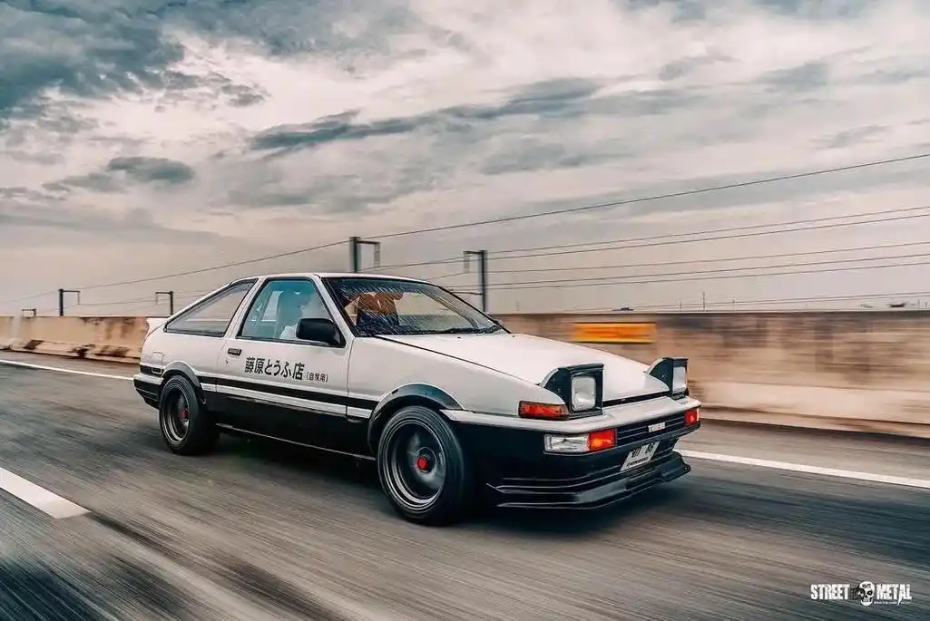 丰田ae86.#图文伙伴计划 我想组一个车队,希望你加入.不 - 抖音