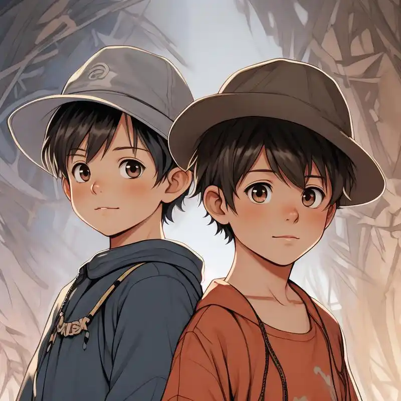 这次给大家带来一组超级可爱的两个小男孩头像,他们笑容灿烂,眼神中