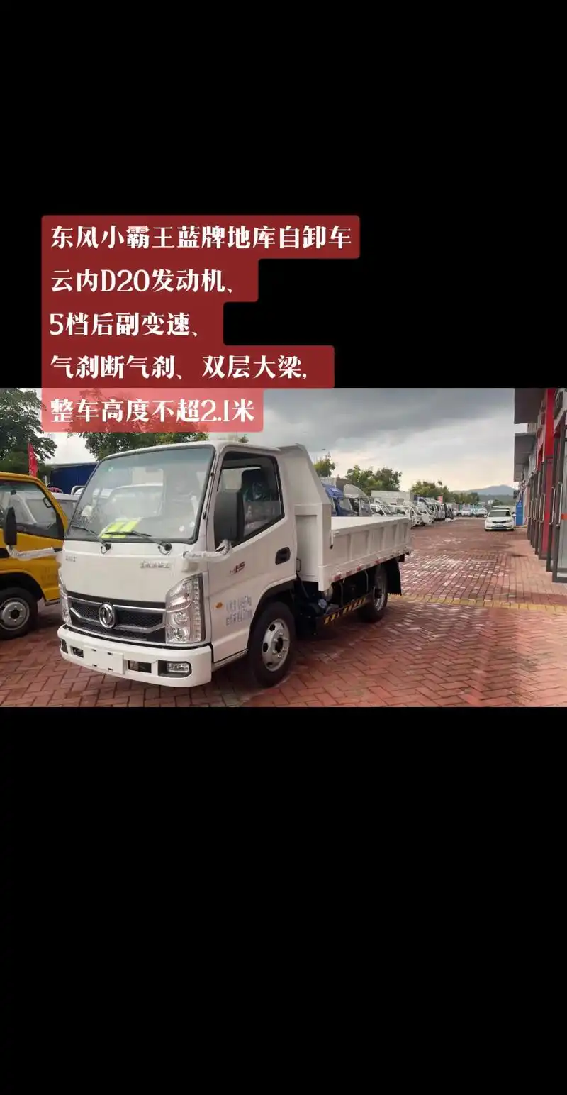 东风小霸王蓝牌地库自卸车.东风小霸王蓝牌地库自卸车 云内d2 - 抖音