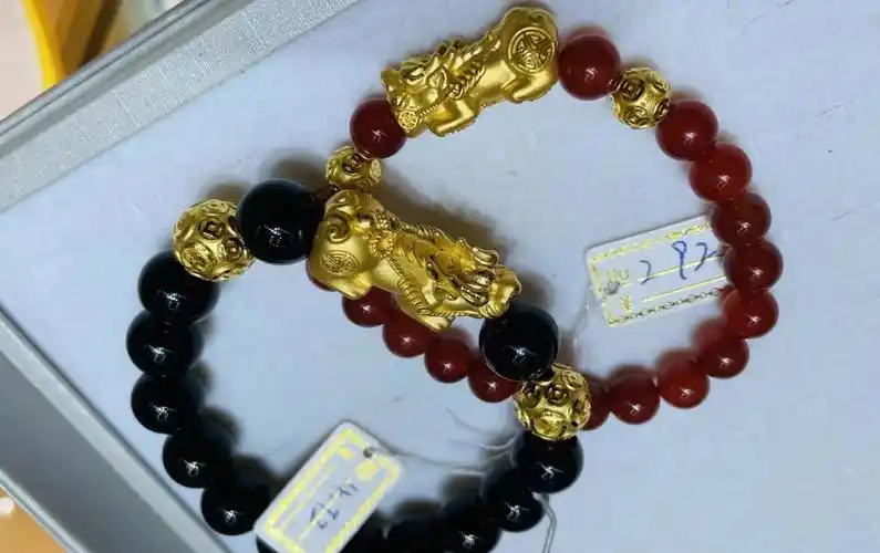 貔貅手串 招财辟邪保平安送男票送老公寓意深刻尊贵耀眼#招财貔貅
