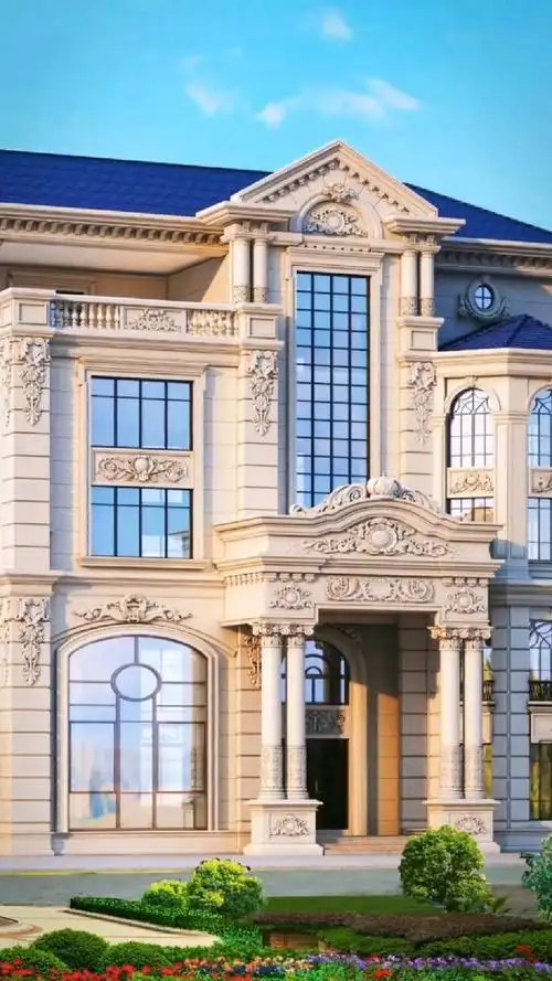 最美欧式农村自建房,土豪就来这一套!