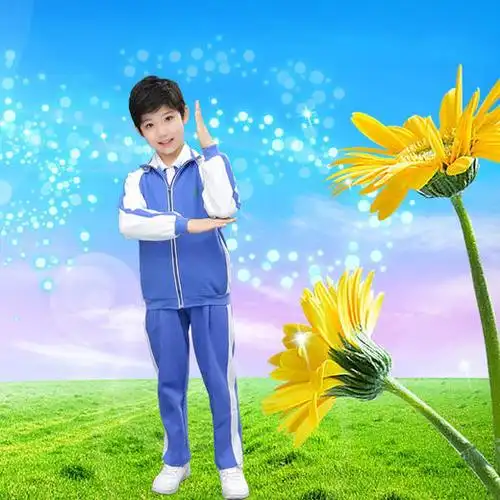 小学男生款冬装运动服教育局指定校服51深圳校服