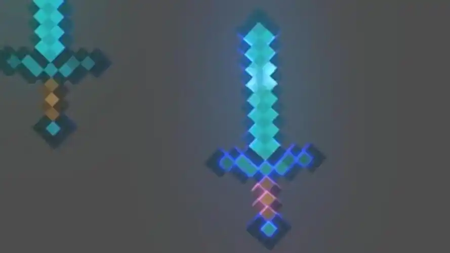 嗜血天塘【minecrat动画】 附魔钻石剑_哔哩哔哩_bilibili