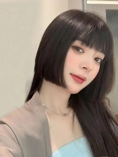 前额短发女二次元姬发式公主切假发两边女孩日系姬发式头套刘海萌