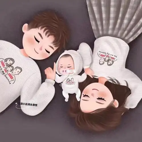 亲子头像一家三口