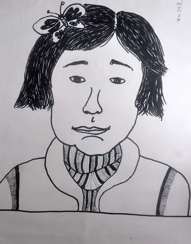 人像写生/少儿绘画作品/儿童画/网络美术馆_中国少儿美术教育网