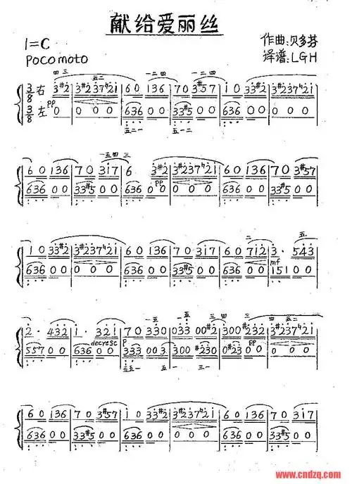 69 键盘主讨论区 69 电钢琴(数码钢琴)专区 69 求献给爱丽丝左