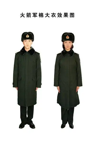 图为棉大衣.
