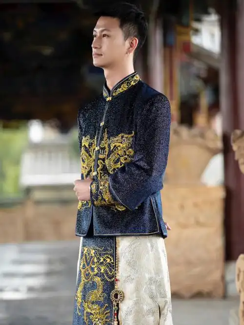 全网超推荐的男士秀禾服气质秀禾昆明婚纱