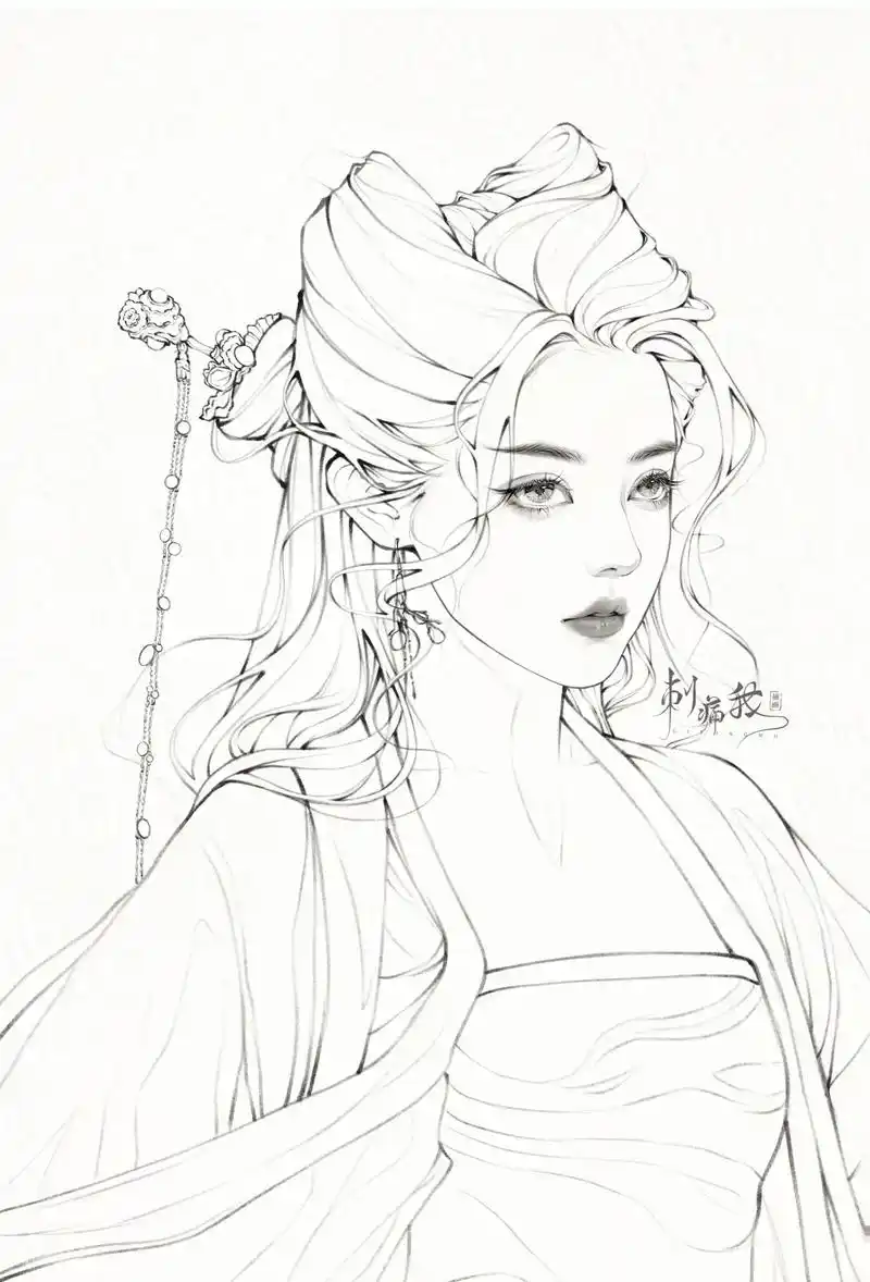 谁是你的意难平.#长月烬明 #ipad绘画 #古风人物绘画  - 抖音