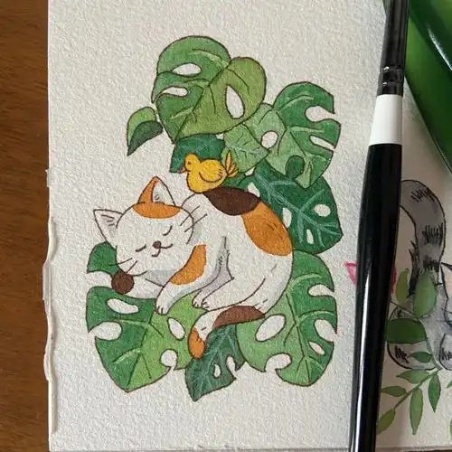 水彩画教程颜料:史明克学院水彩本:宝虹中粗300g勾线:百乐贵妃笔