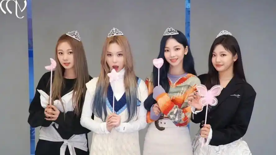 kpop4人女团头冠